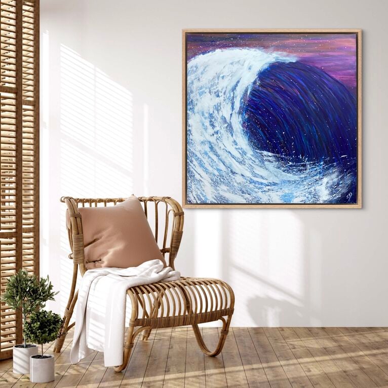 Sunset Seas 2 - Comes framed