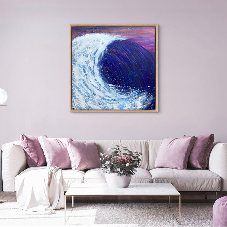 Sunset Seas 2 - Comes framed