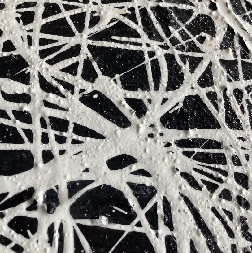 White String on Black