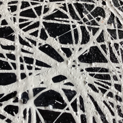 White String on Black