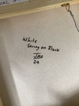 White String on Black