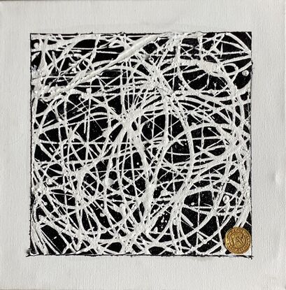 White String on Black