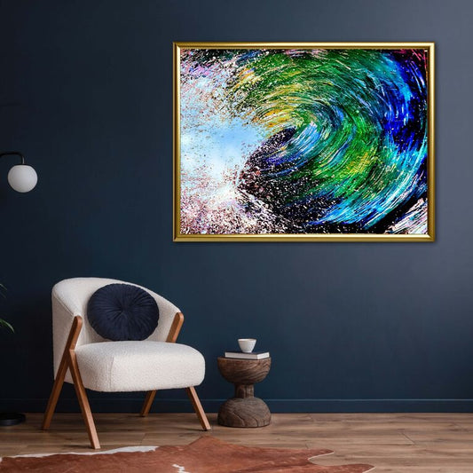 Moonlight Wave Unframed