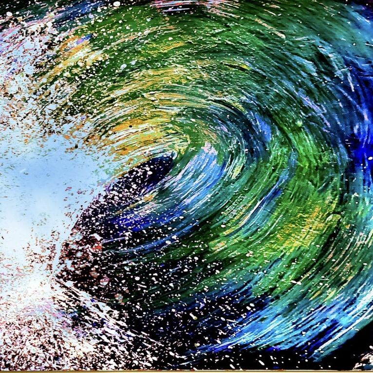 Moonlight Wave Unframed