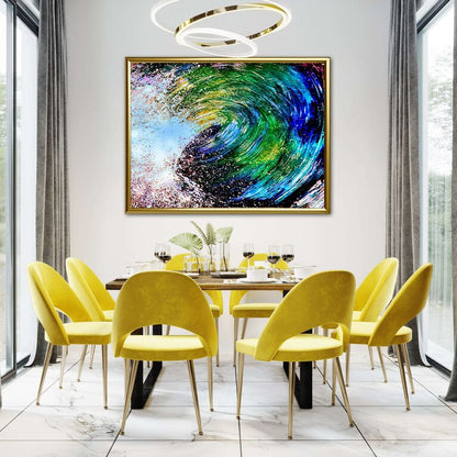 Moonlight Wave Unframed
